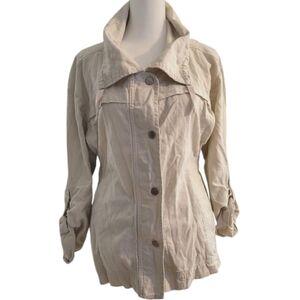 Eddie Bauer | Lightweight Linen-Blend Jacket with Rollable Sleeves